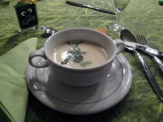 Blumenkohlcremesuppe mit Mascarpone